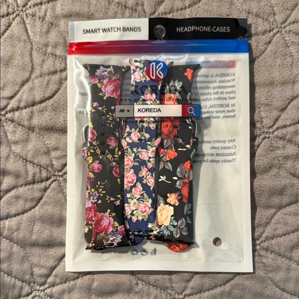 Koreda Floral Silicone Smartwatch Bands